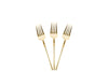 Infinity Gold Salad Forks Disposable Flatware