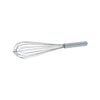 Whip Stainless Steel French 18 inch, durable and flexible with ergonomic handle, ideal for mixing and whipping in high-volume commercial kitchens, extended length for safe use, packed 60 per case