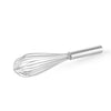 Whip Stainless Steel Piano 12 inch, durable and flexible fine wires, ergonomic handle for comfort, ideal for whisking eggs, sauces, and batters in professional or home kitchens, packed 72 per case