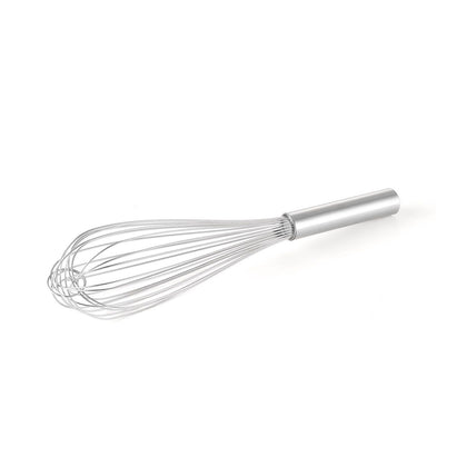 Whip Stainless Steel Piano 14 inch, durable flexible fine wires, ergonomic handle for comfortable grip, ideal for whisking eggs, sauces, and batters in commercial and home kitchens, packed 72 each per case