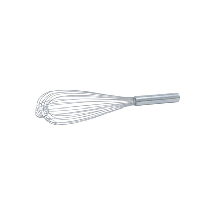 Whip Stainless Steel Piano 16 inch, durable with fine flexible wires, ergonomic handle for comfort and control, ideal for whisking eggs, sauces, and batters in professional kitchens, packed 72 each per case