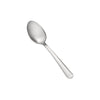 Windsor Teaspoon 18/0 heavy weight, 6 inches, stainless steel with satin handle. Perfect for tea, coffee, and desserts in restaurants, catering, or elegant home table settings.