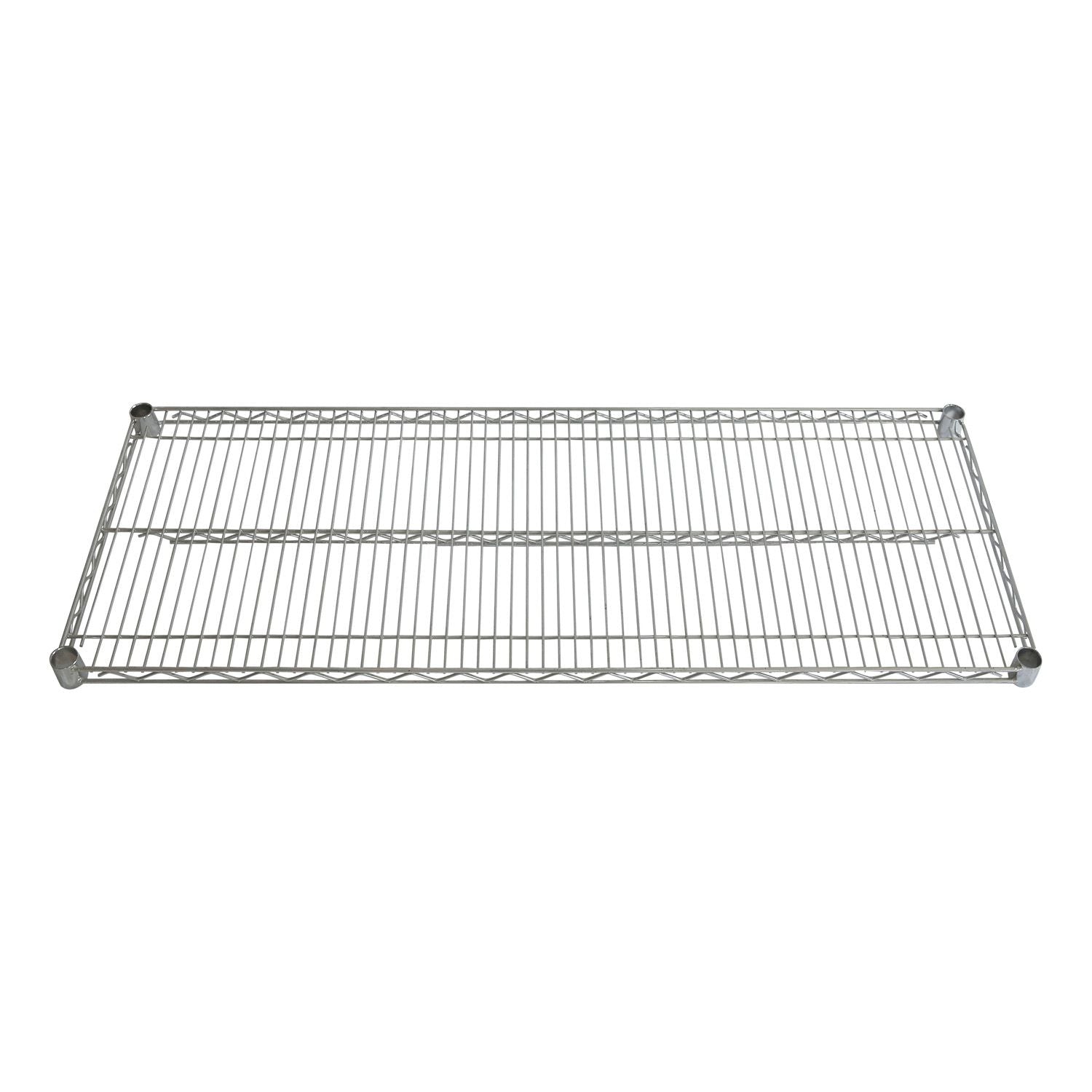 Chrome-plated wire shelf 24x14
