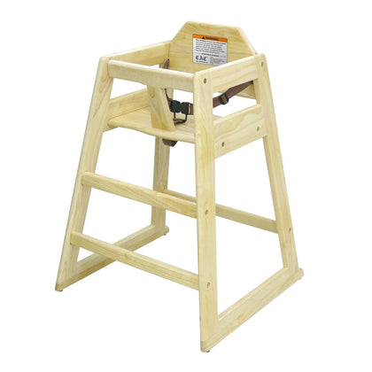 Wooden high chair 29-3/4