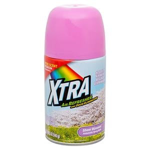 Xtra Automatic Spray Refill Sheer Blossom delivers a delicate floral fragrance that refreshes any room with a gentle, uplifting aroma. Made for use with Air Wick automatic dispensers, this aerosol spray refill continuously releases scent to keep your environment smelling clean and inviting for up to 60 days. Ideal for home, office, or any space in need of a soft floral touch.