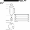XLB-44, 44 oz, 120V AccelMix Commercial Blender