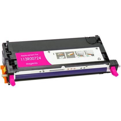 113R00724 Magenta Compatible Toner Cartridge for Xerox Phaser 6180 High Yield, 6000 pages