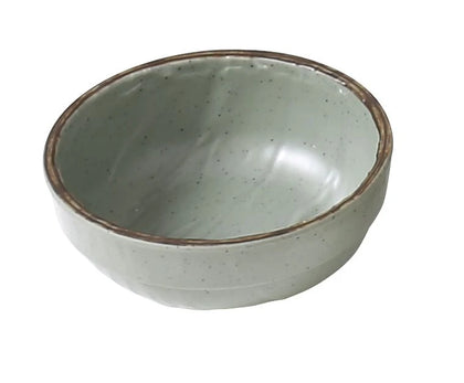 EcoQuality Miso Soup Bowl YO-5005 is a stylish and practical choice for serving miso soup, appetizers, and side dishes. With a 7 oz. capacity, this round bowl is designed for individual servings, making it perfect for both home and restaurant use. Crafted from high-quality melamine, it features a sleek matte green finish that enhances any dining presentation. Built for durability, this bowl is dishwasher safe, ensuring easy cleanup after every meal.