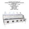 YORK 5 Chamber Stainless Steel with Flue / STD: High-quality stainless steel chamber system with integrated flue for efficient ventilation.