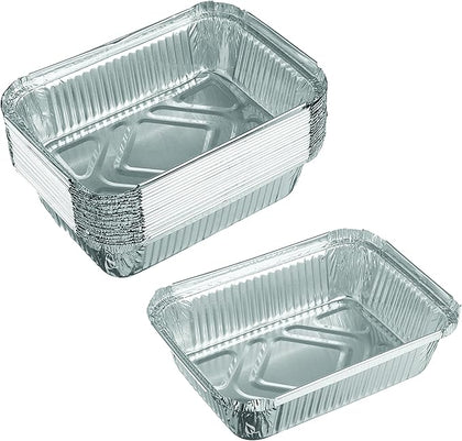1lb Oblong Aluminum Take Out Foil Baking Pans