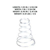 Air shutter spring #27 for reliable tension and smooth operation in airflow control systems.
