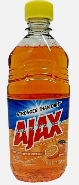 Ajax Multi-Purpose Cleaner Orange, 500ml (16.9 fl oz), Case of 24 – powerful citrus cleaner for tough grease and grime on multiple surfaces.