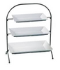 EcoQuality 3-Tier Stand For RM-212 RM-214 RM-218 214 ST-103BK 4/Pcs is made from durable and reliable melamine material, that will serve you for a long time with 19 inches long by 9.50 inches wide by 22.50 inches in height. All Rome collection items are stylish and will perfectly fit almost any food-serving establishment's design. Such tier stands add a touch of elegance to your table, whether at the casual or fine dinner party. 