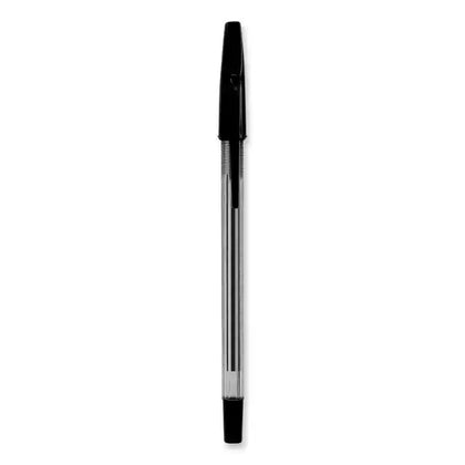 black ballpoint pen 0.7mm smooth ink flow precise tip comfortable grip durable construction fine sharp lines everyday writing versatile use professional results