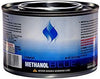 Chafing dish fuel can with 2.5-hour burn time and methanol blue gel