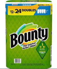 Bounty Select-A-Size Paper Towels, 12 rolls x 93 sheets, strong and absorbent, convenient for kitchens, offices, and everyday cleanup.