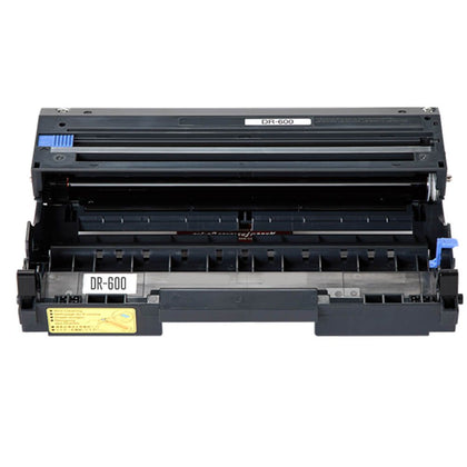 DR600 compatible black drum unit replacement for Brother printers, yields up to 30,000 pages.