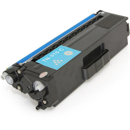 TN315 Cyan compatible toner cartridge for Brother printer, 3,500 pages