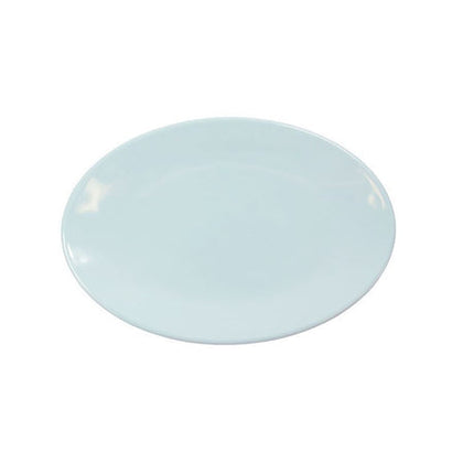 Yanco Oval Plate YANCO-BS-2907 is a great and affordable restaurant tableware. It is made from durable and reliable melamine material, which makes the plate look like ceramics. You can use this stylish plate to serve any dish you want. For example, you can use it for rice, noodles, appetizers or hot meals. The Bay Shell collection has an elegant and stylish design. Performed in light blue color, it will perfectly fit any restaurant environment. 