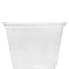 Clear Plastic Disposable U-Shaped Drinking Cups for Iced Coffee