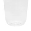 Clear Plastic Disposable U-Shaped Drinking Cups for Iced Coffee