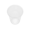 Clear Plastic Disposable U-Shaped Drinking Cups for Iced Coffee