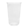 Clear Plastic Disposable U-Shaped Drinking Cups for Iced Coffee
