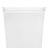Clear Plastic Disposable U-Shaped Drinking Cups for Iced Coffee