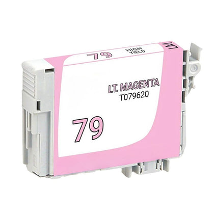 Compatible Epson T079620 Light Magenta Ink Cartridge, 810 pages, for Stylus Photo 1400 printer.