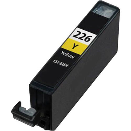 CLI-226 Yellow compatible ink cartridge for Canon PIXMA printers, 510 pages, bright and reliable color prints.