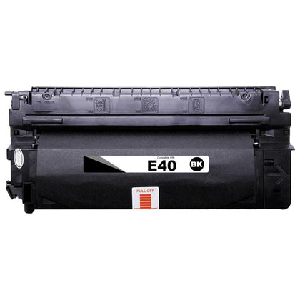 E40 black compatible toner cartridge for Canon printers, 4000-page yield.