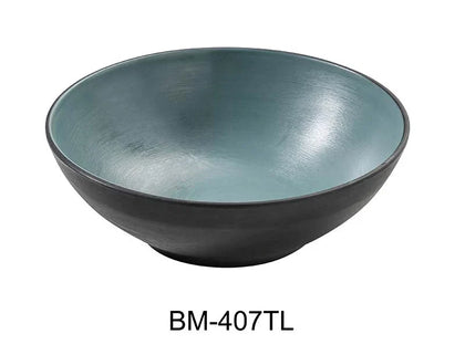 EcoQuality Cereal/Salad Bowl holds up to 24 ounces, making it ideal for hearty servings of cereal, salads, or side dishes. Crafted from durable melamine. High quality affordable restaurant, household dinnerware.