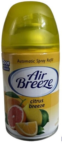 Air Breeze Auto Spray Refill, Citrus Breeze scent 6.2 oz