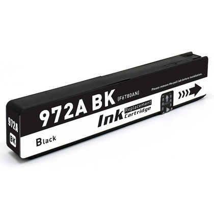 HP 972A Black compatible ink cartridge for PageWide Pro printers