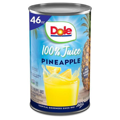 46 oz metal can pineapple juice tropical beverage bulk canned juice