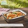 1lb Oblong Aluminum Take Out Foil Baking Pans