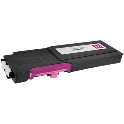 Magenta Toner Cartridge 593-BBBS compatible with Dell C2660dn and C2665dnf printers, 4000-page yield.