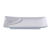 This Divided Rectangular Plate is made from durable and reliable melamine material. You can use it for serving sushi, salads, side dishes, or other Asian cuisine appetizers. The Osaka collection has an elegant and stylish design. Performed in white color, it will perfectly fit any restaurant environment. allowing you to elevate your dining experience with these high quality affordable restaurant dinnerware.