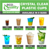 20oz Clear PLA Iced Coffee & Smoothies Cold Cups