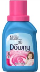Downy April Fresh Liquid Fabric Softener 10oz, Case of 12 – softens clothes, reduces wrinkles, and leaves a long-lasting fresh scent.