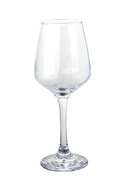 This Wine Glass offers a refined yet practical design for serving red or white wines. With an 12 oz capacity, it’s ideal for casual pours and wine tastings in restaurants, bars, or catered events. Made from clear, high-quality glass, this wine glass highlights the color and clarity of the wine while providing durability for everyday use. As part of the Aqua Spirits collection, it pairs timeless elegance with lasting performance.