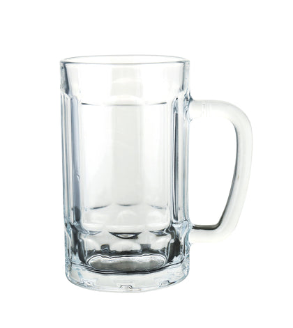 This Beer Mug offers a sturdy, classic design perfect for serving a hearty pour of beer. With a 15 oz capacity, this glass is ideal for a variety of brews, from lagers and ales to stouts. Crafted from clear, high-quality glass, it features a thick base and a comfortable handle for a secure grip and lasting durability. Part of the Aqua Mist collection, this beer mug delivers both function and style, making it a reliable choice for bars, pubs, and casual dining establishments.