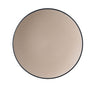 This Round Plate combines durability and contemporary elegance, making it ideal for both casual and upscale dining settings. Made from lightweight, scratch-resistant melamine, this dinner plate features a clay and black brushed texture that enhances its visual appeal. Perfect for serving entrées, it adds a refined touch to restaurants, hotels, and catered events. High quality affordable restaurant dinnerware.