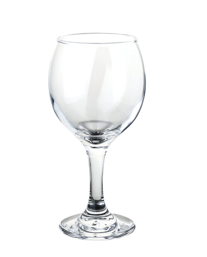 This Wine Glass offers a refined yet practical design for serving red or white wines. With an 10 oz capacity, it’s ideal for casual pours and wine tastings in restaurants, bars, or catered events. Made from clear, high-quality glass, this wine glass highlights the color and clarity of the wine while providing durability for everyday use. As part of the Aqua Spirits collection, it pairs timeless elegance with lasting performance.