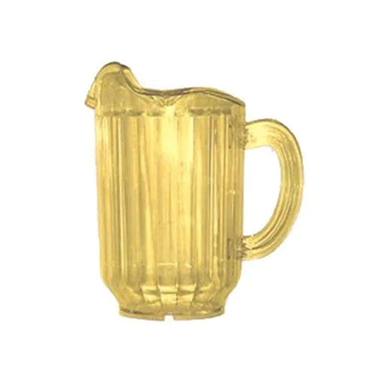 EcoQuality 3 Spout Pitcher PC-060A 12/Pcs is a durable and efficient choice for high-volume beverage service. Made from high-quality plastic, this 60 oz pitcher is designed for everyday use while maintaining a lightweight and easy-to-handle structure. Its warm amber color adds a classic touch to any setting, making it perfect for catering, restaurants, and hospitality environments. 