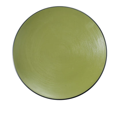 This Round Plate melamine plate features a durable two-tone special texture that resists scratching and breaking, making it suitable for demanding restaurants or catering operations. Its presentation is similar to that of fine porcelain and ceramic, and its quality and performance are unquestionable. This dishwasher-safe plate is providing an optimal solution for any dining service. Two-Tone Special Texture Makes it Scratch Resistant, Pleasant Presentation.