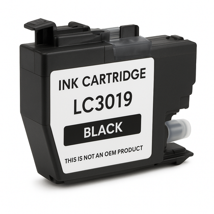 LC3019 Black Compatible Ink Cartridge for Brother Printer, high-yield 3,000 pages