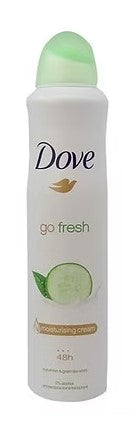 Dove Body Spray Antiperspirant Deodorant 250 ml – Cucumber & Green Tea scent with 48h sweat and odor protection