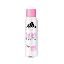 Adidas Deo Body Spray Cool & Care 150ML can with a sleek design, featuring blue and silver accents, for long-lasting freshness and 48-hour protection.

