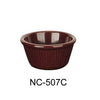 High quality fluted ramekin in chocolate brown color made from durable and reliable melamine material. 
Suitable for serving up sauces, drressings, condiments, or even a little snack. Unique melamine dinnerware for any occasions and any food serving establishment. Durable and affordable tableware, plastic melamine dinnerware ramekins and sauce cups. Elegant serveware and dinnerware accessories.
